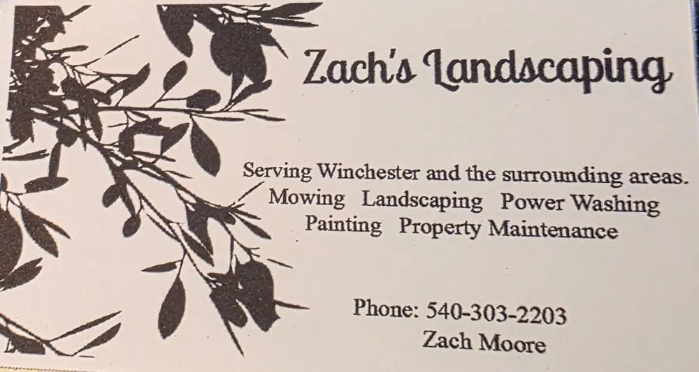 Expert landscape design in Winchester, VA by Zach's Landscaping