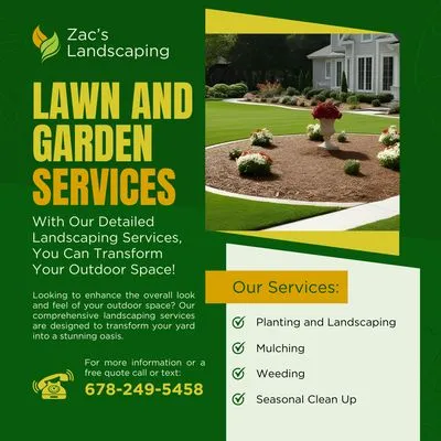 Zac’s Landscaping Logo