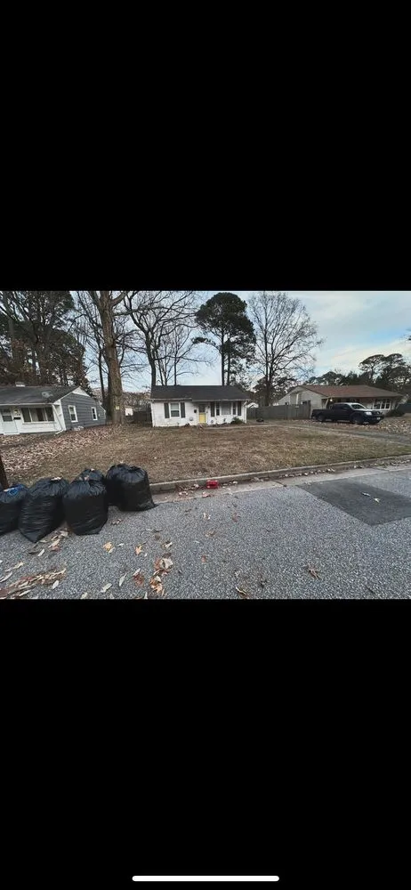 Expert yard cleanup service in Hampton, VA - Zahi Cares Lawn Service