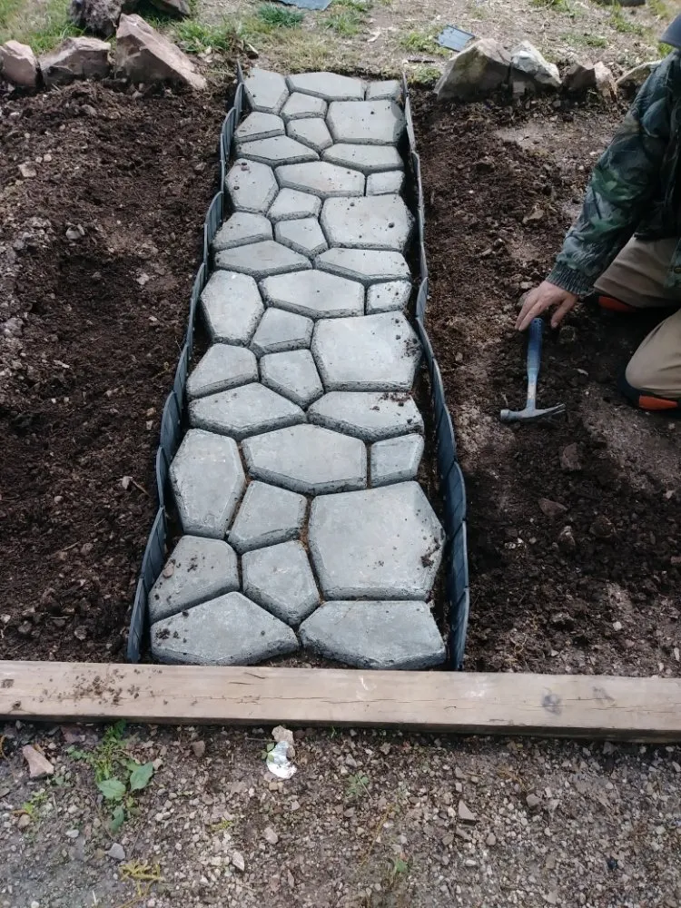 Custom landscape installation in Berryville, AR by Zakk Can Fix It Handyman Service