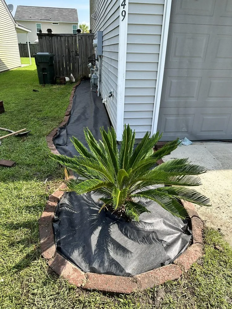 Expert lawn care service with custom design in North Charleston, SC by Zambil Landscaping