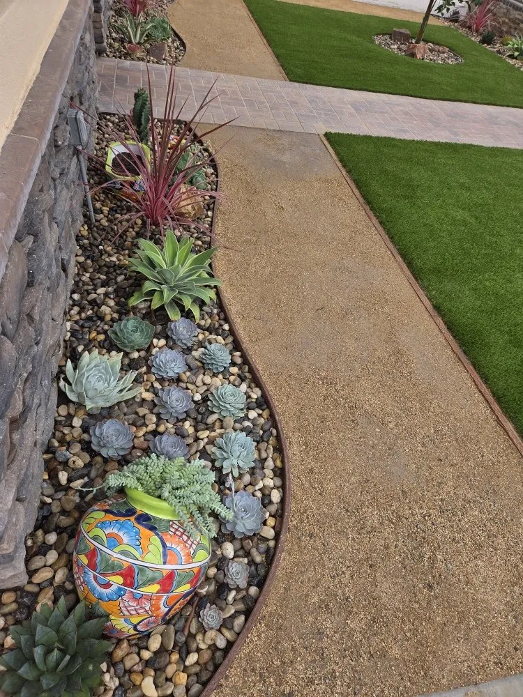 Local landscape installation in Harbor City, CA by Zamora Gardening Service