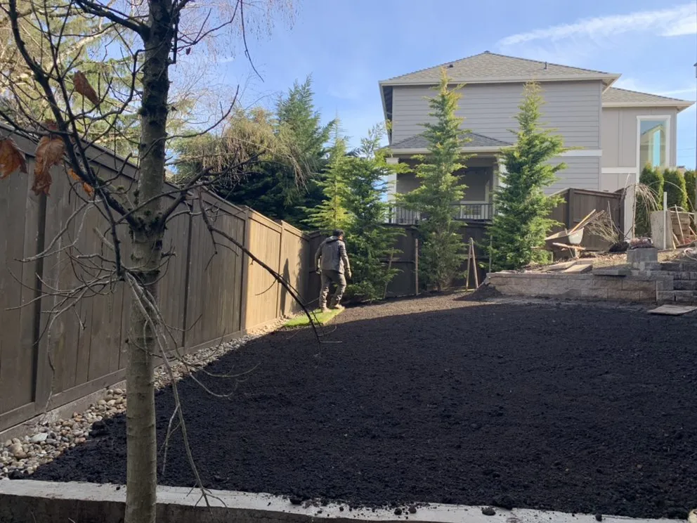 Local landscape installation in Hillsboro, OR by Zamora Landscaping