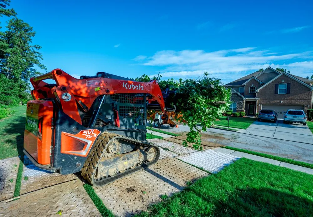 Professional lawn care service with custom design in Lawrenceville, GA by Zamora Tree Service