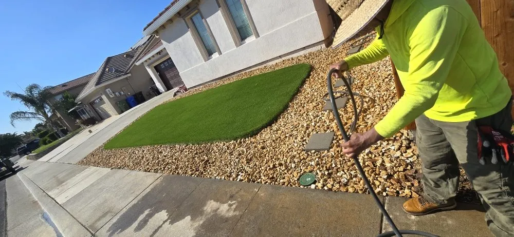 Custom landscape design with custom design in North Highlands, CA by Zamora's Landscaping