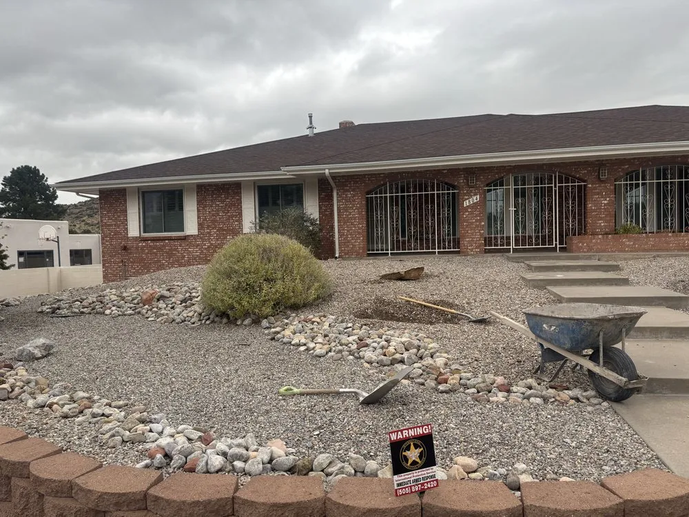 Reliable yard cleanup service with custom design across Los Lunas, NM - Zapata Outdoor Services