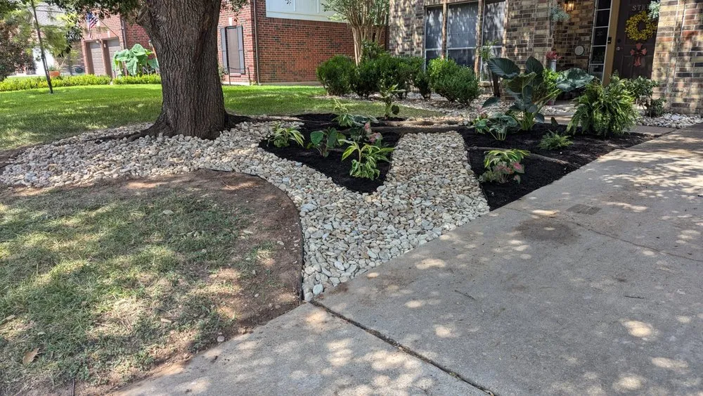 Professional lawn mowing service for outdoor upgrades in Austin, TX by Zazu Landscaping