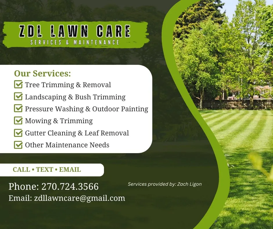 Local residential landscaping in Henderson, KY - ZDL Lawn Care