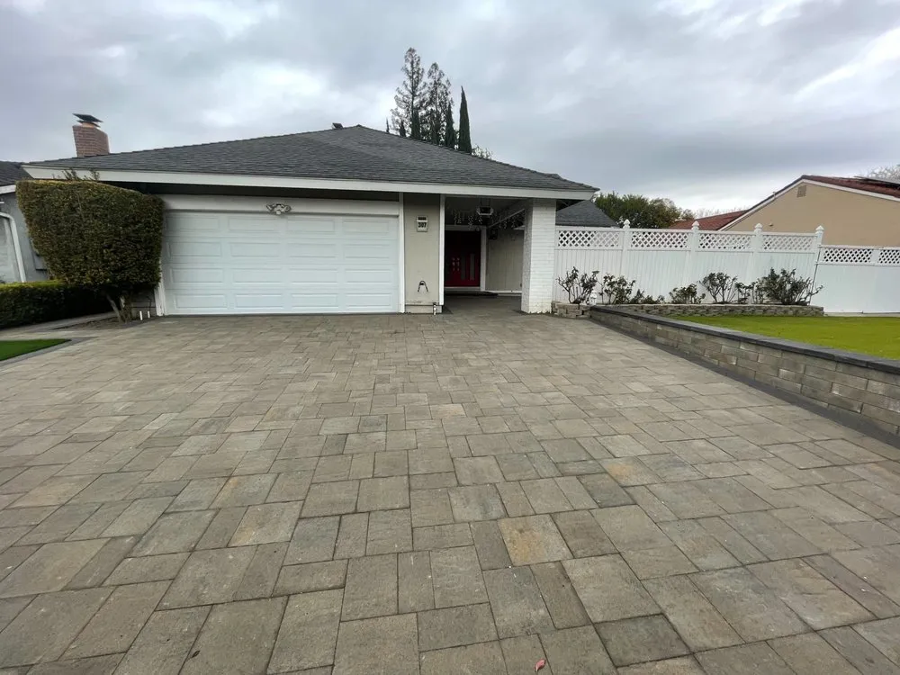 Custom landscape installation in San Jose, CA by Zelada Concrete & Pavers