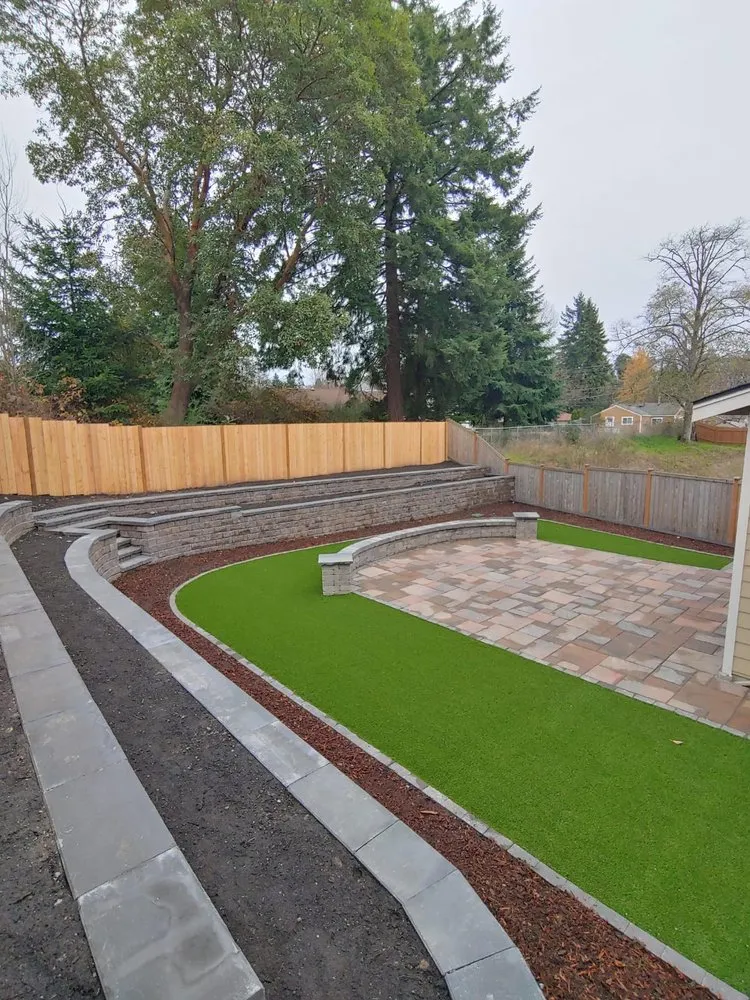 Custom landscape design for homes across Mountlake Terrace, WA - Zeledon Pavers Patio