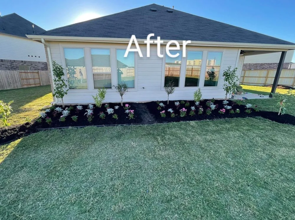Custom landscaping services with custom design in Richmond, TX by Zena's Lawn Service