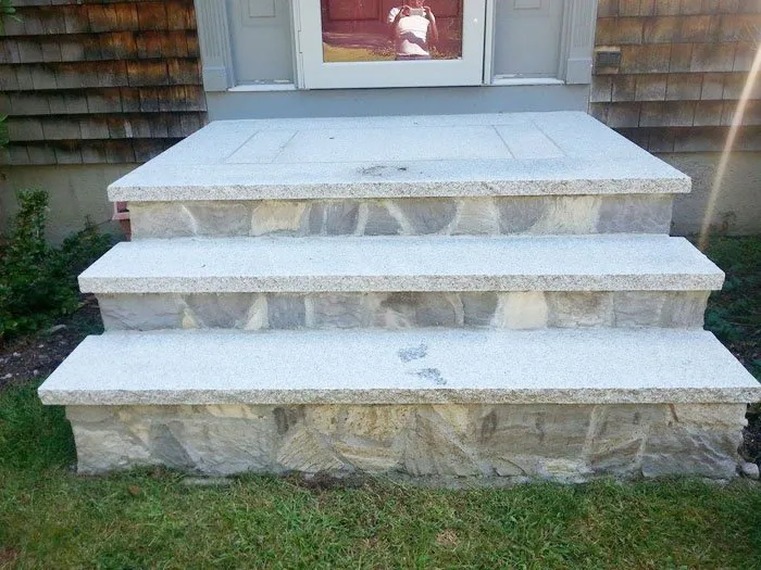 Custom landscape installation near you in Easton, MA by Zepeda Construction