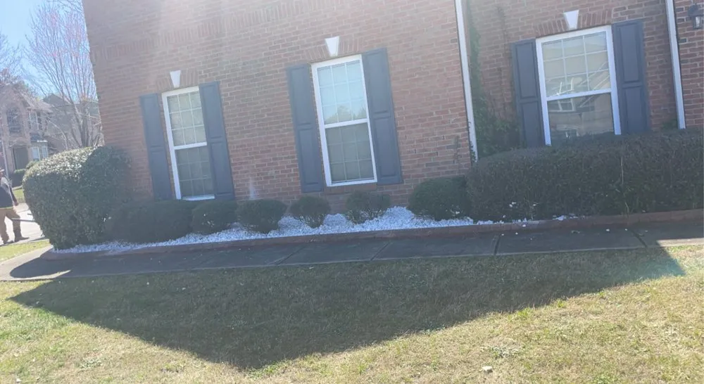 Custom garden landscaping in Palmetto, GA by Zepeda