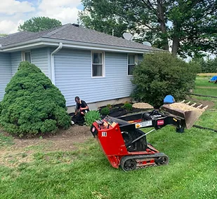 Affordable lawn mowing service for residential properties in Lawrence, KS by Zerr Management