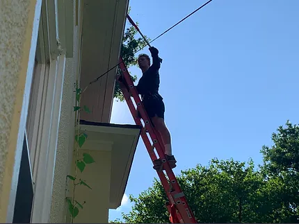 Expert lawn mowing service for outdoor upgrades in Lawrence, KS by Zerr Management