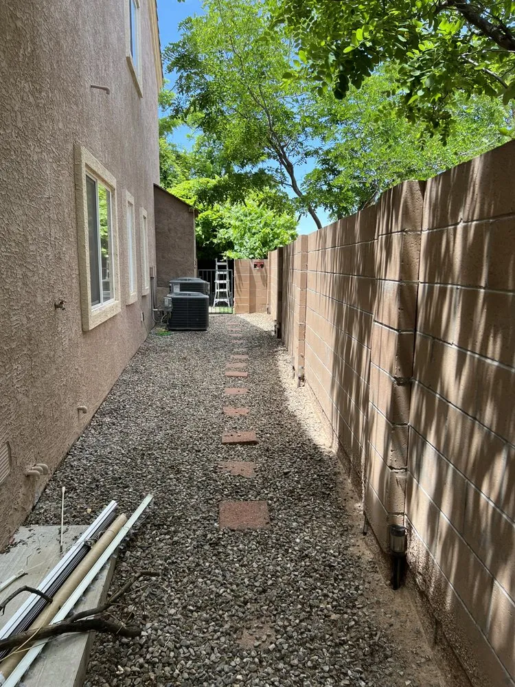 Affordable landscape installation for year-round maintenance in Albuquerque, NM by Zia pressure cleaning