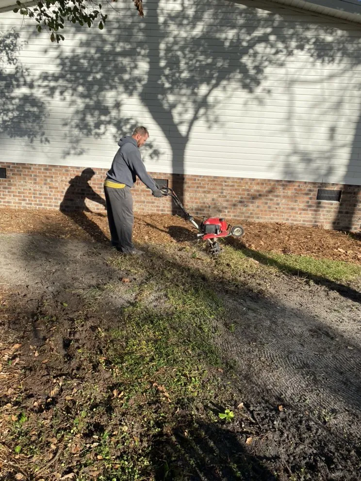 Custom residential landscaping in Leland, NC by Ziebol’s Lawn Care and Landscaping