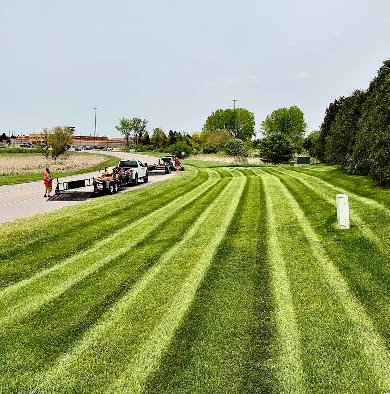 Custom garden landscaping for residential properties in DeForest, WI by Ziegler Landscaping