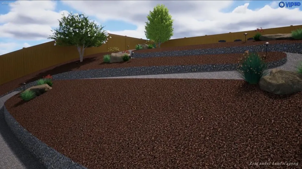 Custom garden landscaping in Loomis, CA - Zinfandel Landscaping And Maintenance