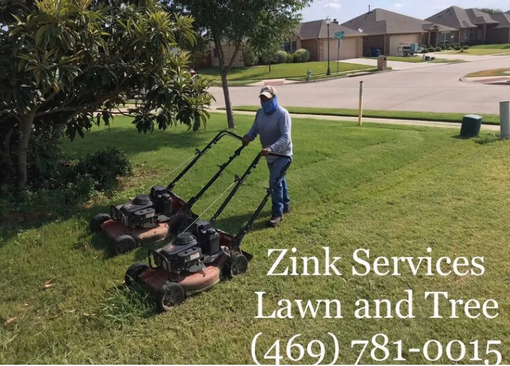 Custom garden landscaping in Argyle, TX by Zink Services