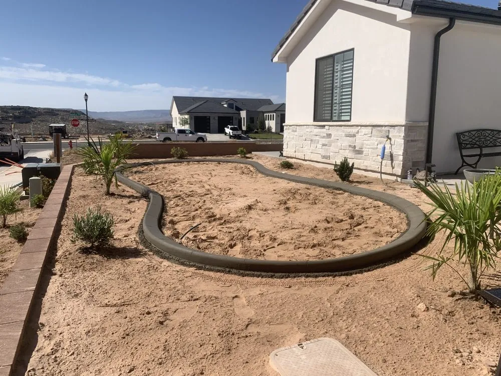 Professional yard cleanup service in Ivins, UT by Zion Curbing