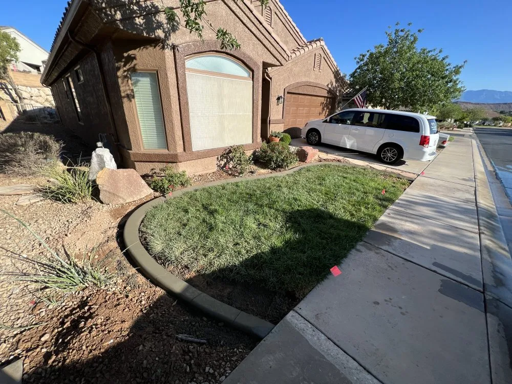 Professional landscaping services for residential properties across Ivins, UT - Zion Curbing