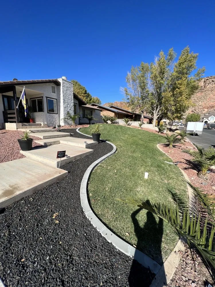 Reliable landscape design in Ivins, UT by Zion Curbing