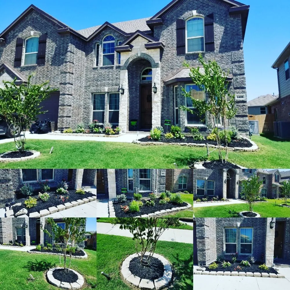 Custom landscape installation for residential properties in Baton Rouge, LA by Zion Lawn & Landscape