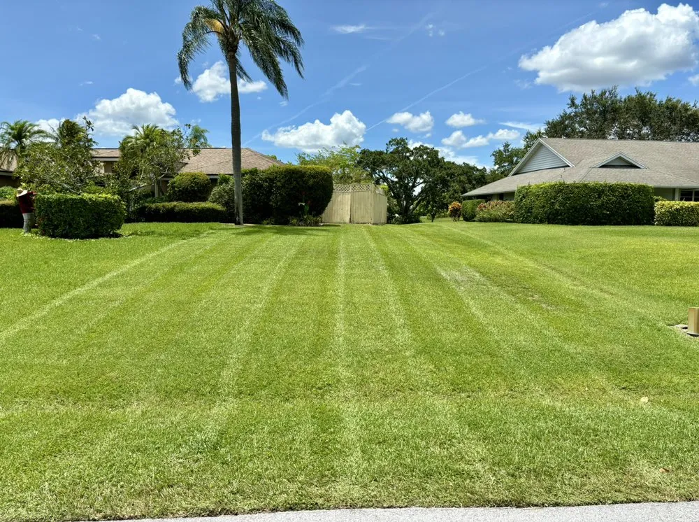 Professional yard cleanup service in Stuart, FL by Zone lawn services