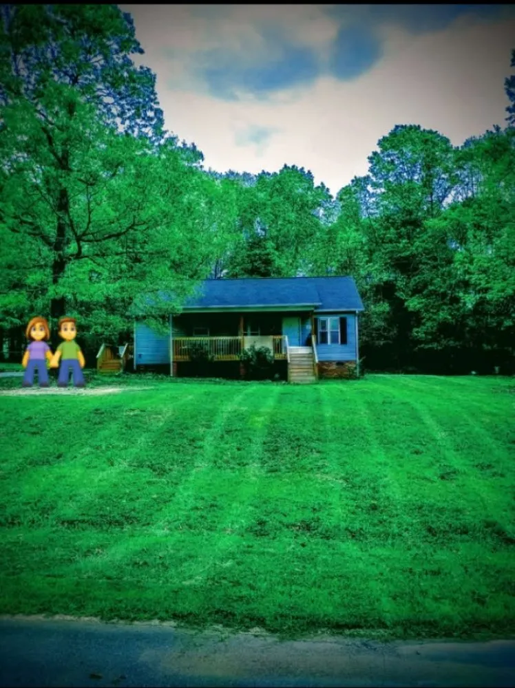 Professional residential landscaping with custom design in Rock Hill, SC by Zoom Zooms Lawn Care Service