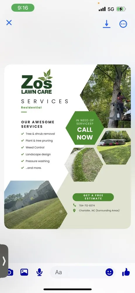 Top-rated garden landscaping experts serving Charlotte, NC - Zos Lawn Care Services