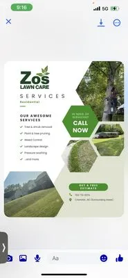 Zos Lawn Care Services Logo