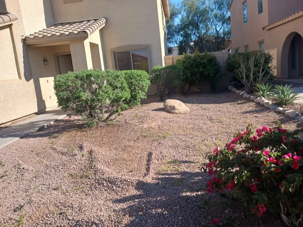 Expert garden landscaping in Eloy, AZ by Zos Yard and Maintenance