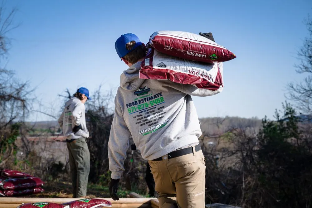 Affordable lawn mowing service with custom design in Manassas, VA by Z's Exterior Services