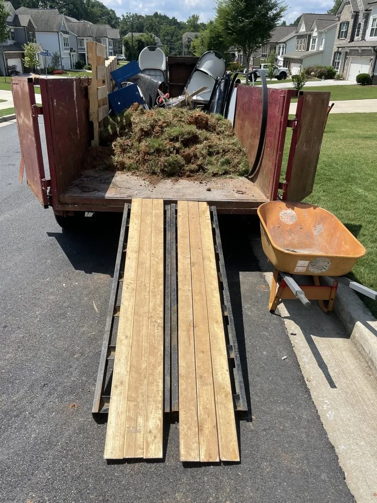 Professional garden landscaping with custom design in Holly Springs, GA by ZSB Lawn & landscape