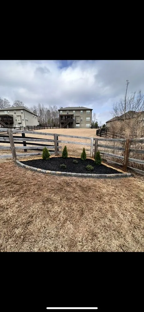 Professional outdoor landscaping with custom design in Holly Springs, GA by ZSB Lawn & landscape