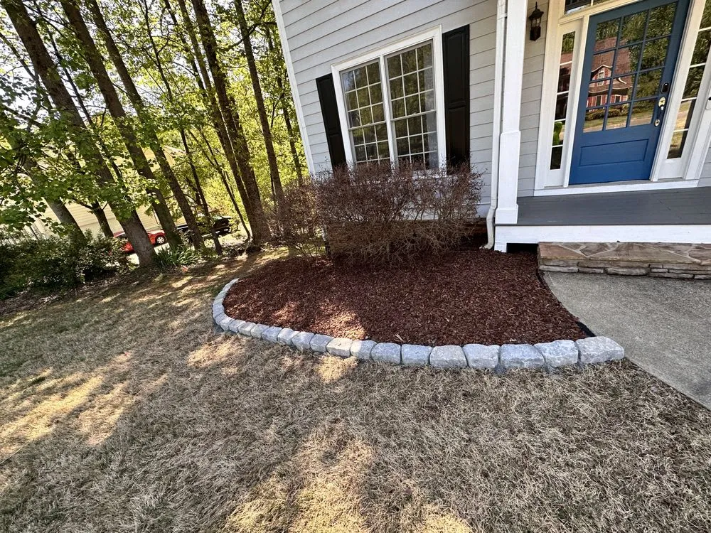 Affordable landscape design for homes in Holly Springs, GA by ZSB Lawn & landscape