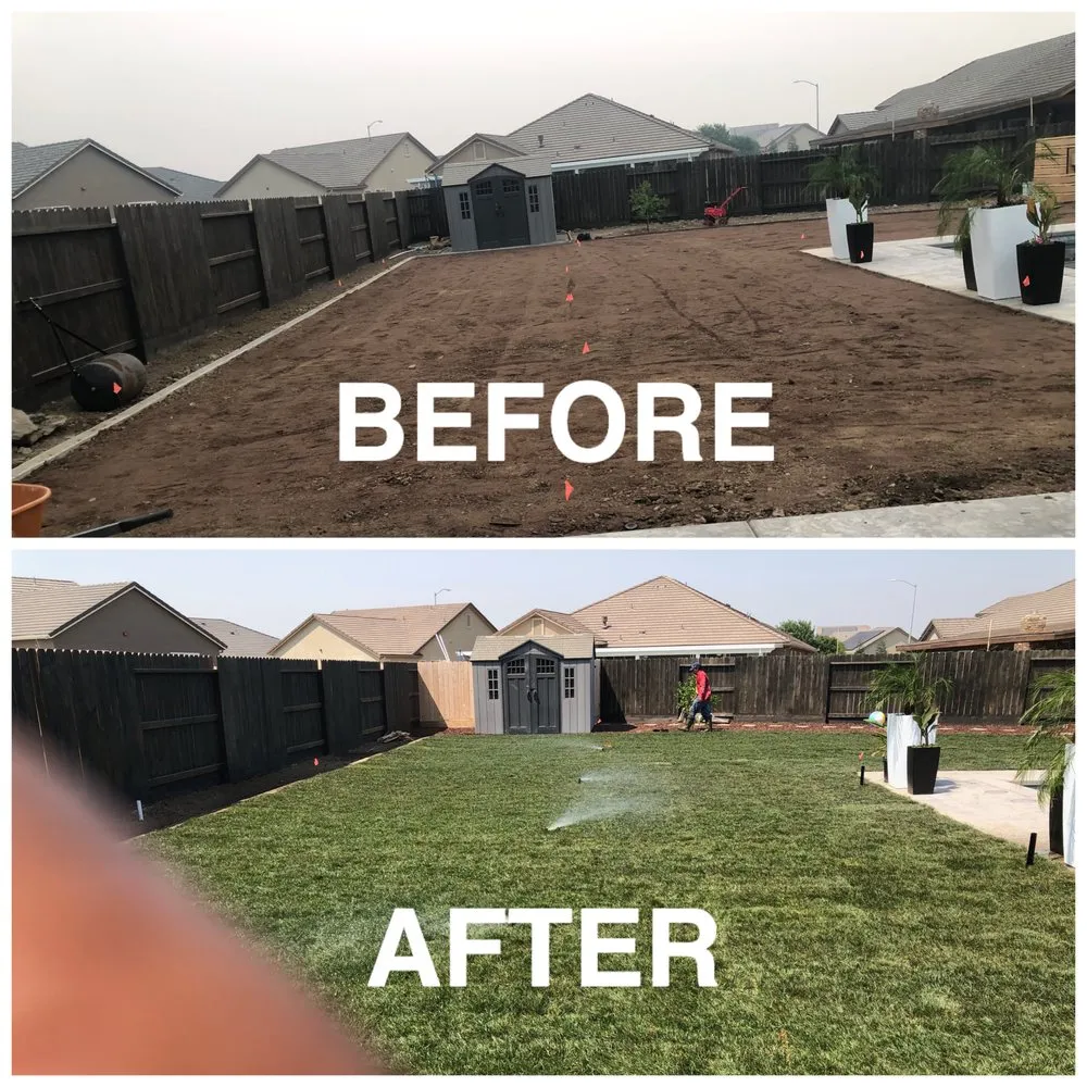 Professional residential landscaping for beautiful yards in Los Banos, CA by Zunun Landscaping