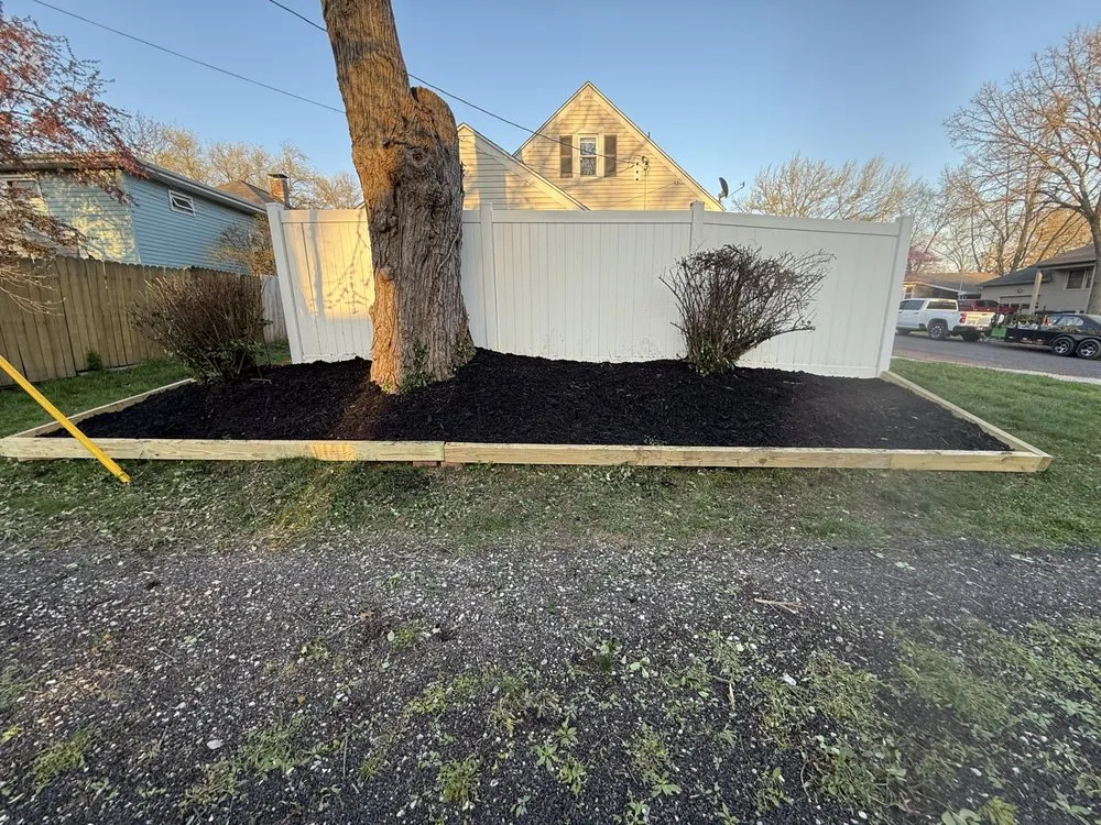 Professional garden landscaping for year-round maintenance in Highland, IL by Zykans Lawn Services