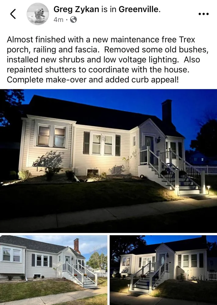 Professional outdoor landscaping in Highland, IL by Zykans Lawn Services